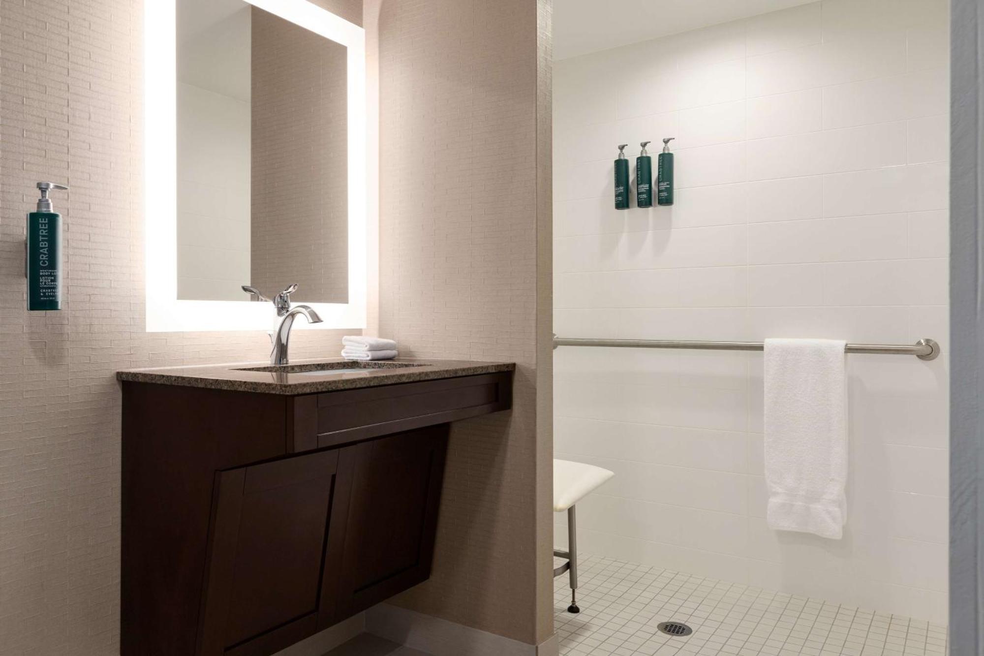 King Room Roll Shower Mobility Accessible