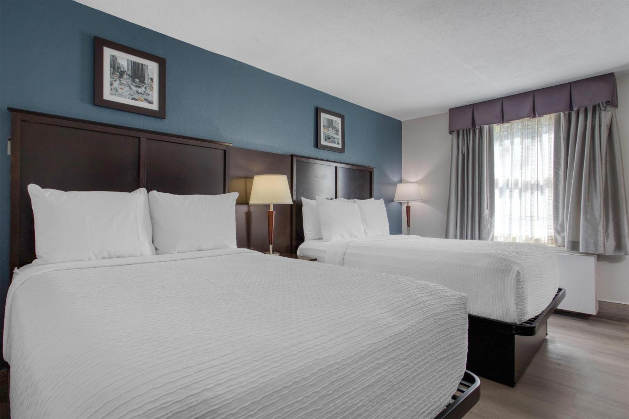 Double Room Two Double Beds Roll Shower Disability Access